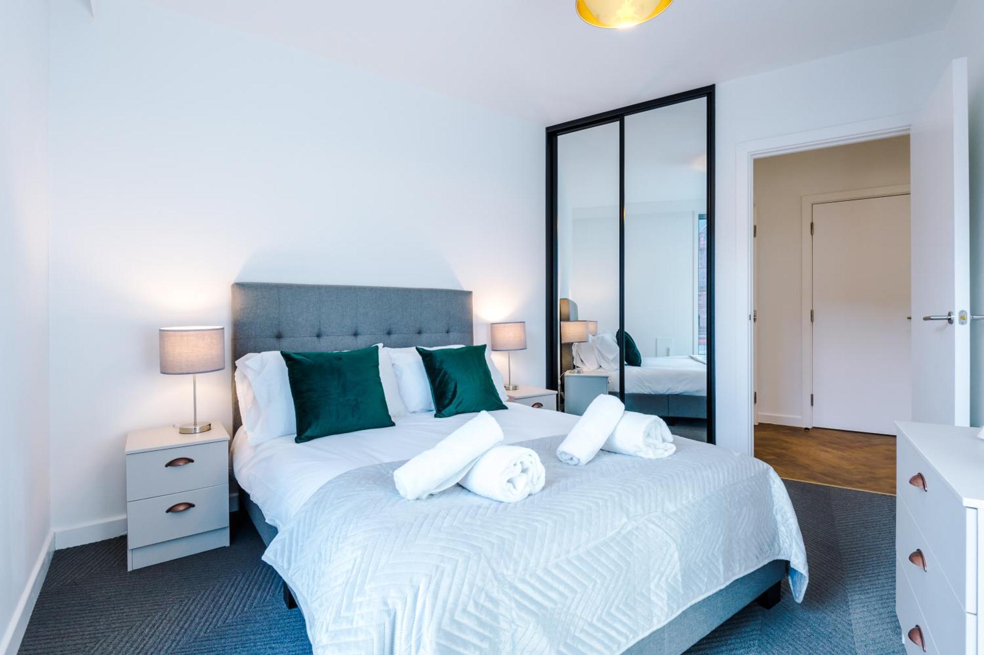 Hilltop Serviced Apartments - Ancoats Mánchester Habitación foto