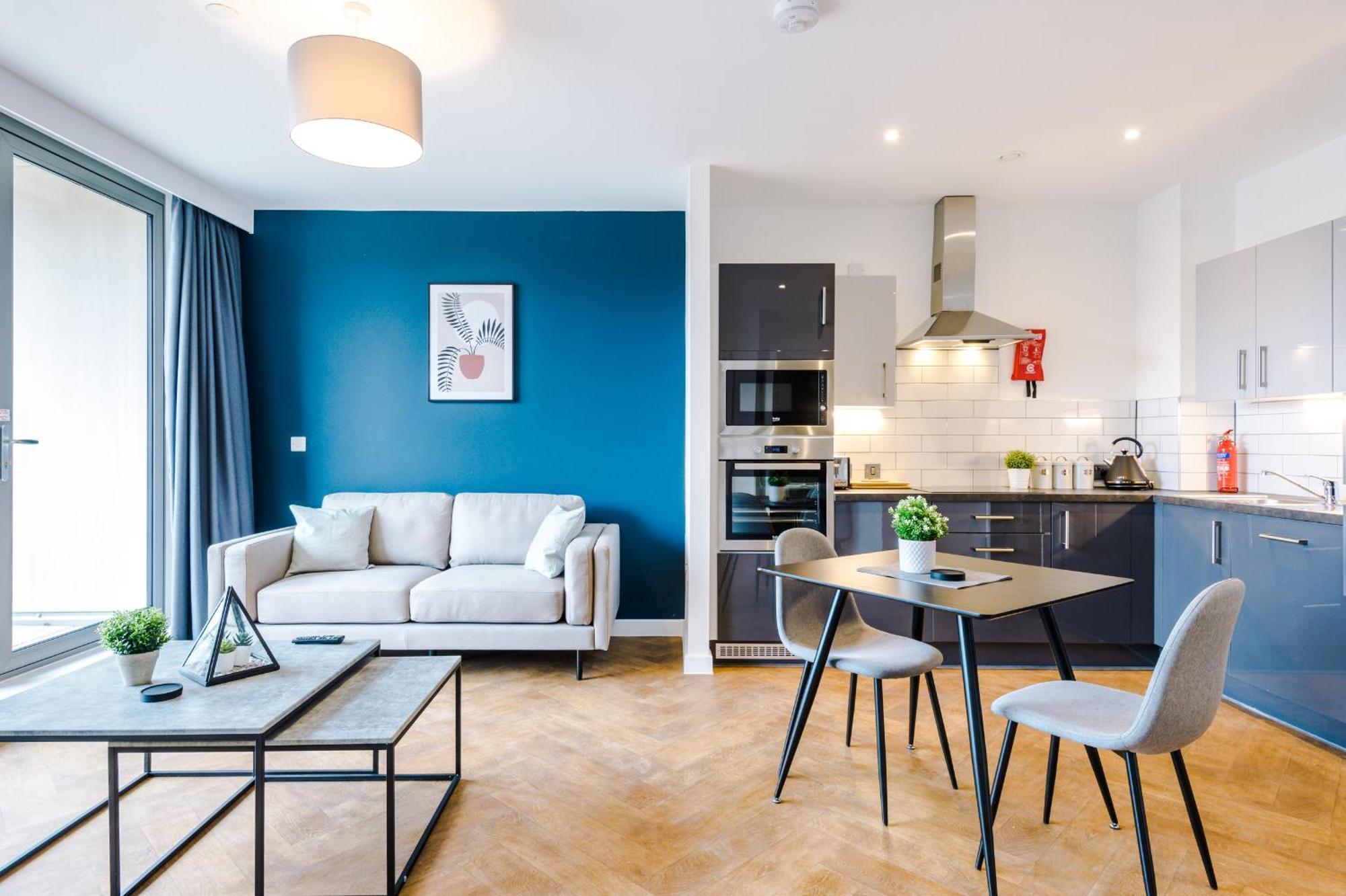 Hilltop Serviced Apartments - Ancoats Mánchester Habitación foto
